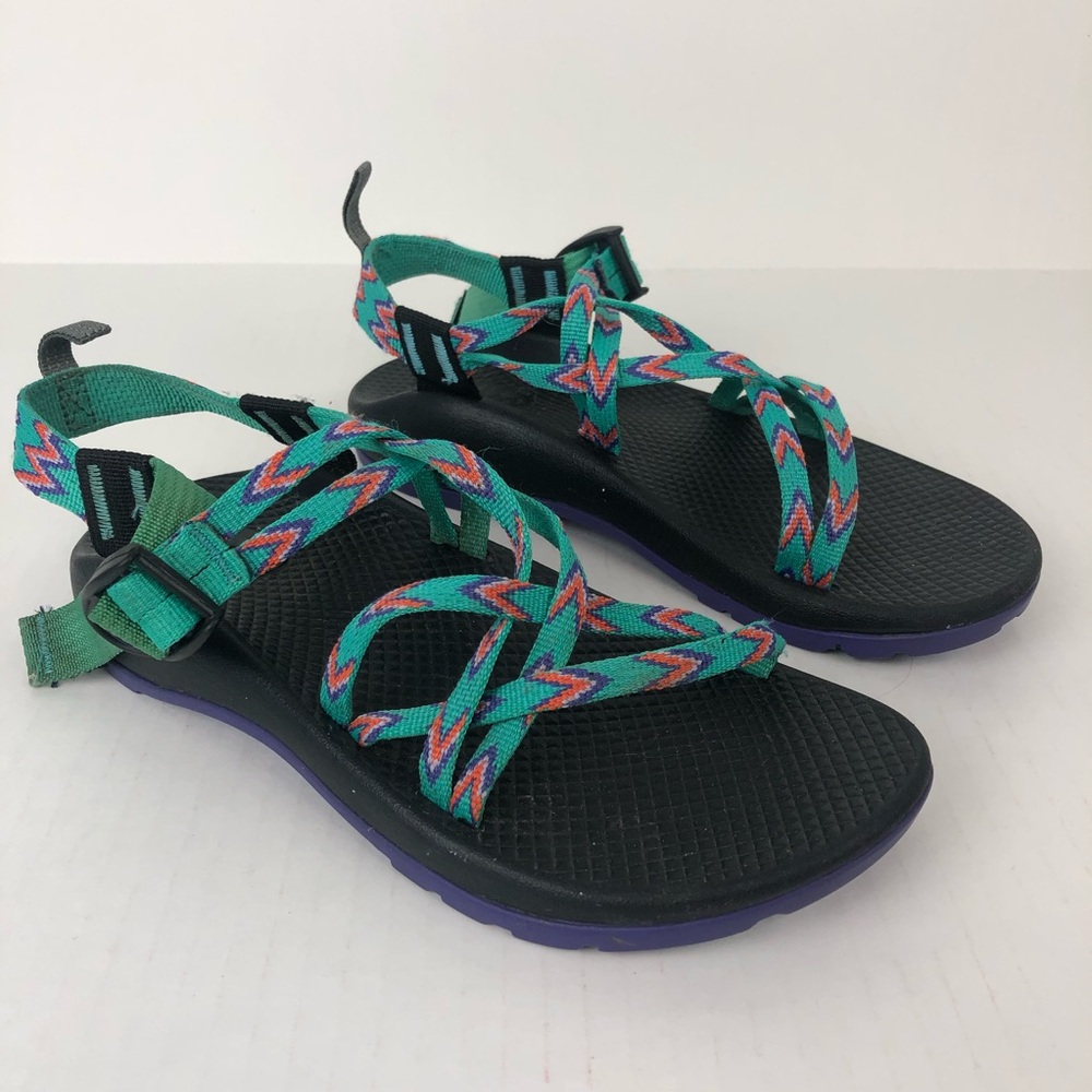 CHACO  Dagger Ecotread Kids Junior Colorful Strappy Sandals Youth size 5